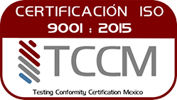 Empresa Certificada ISO 9001:2015