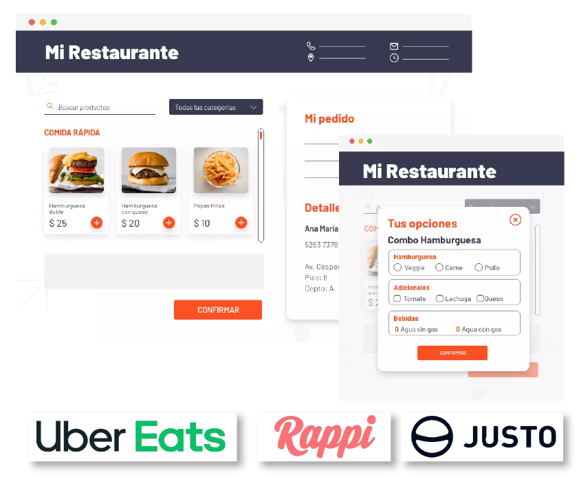 Menu Online para restaurantes